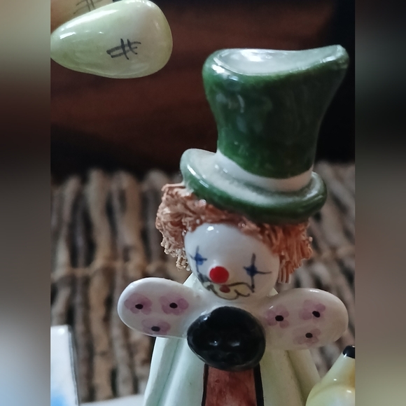 Zampiva Italy Clown Band Balloons 🎈 Ceramic Figurine - Picture 10 of 12